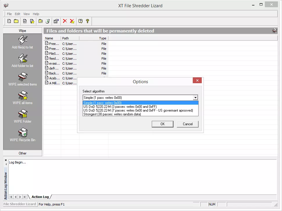 XT File Shredder Lizard