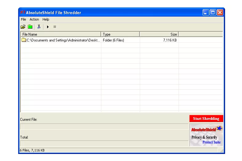 AbsoluteShield File Shredder