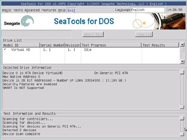 SeaTools for DOS