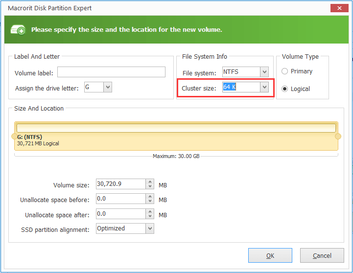 create_volume_change_cluster_size