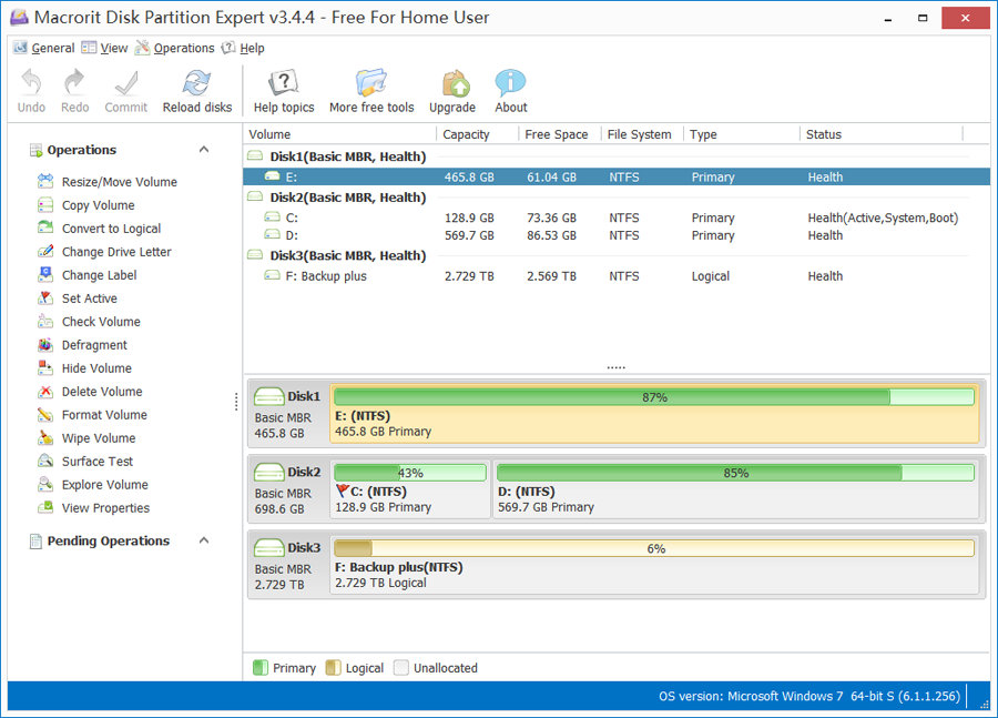 Run Disk Partition Expert