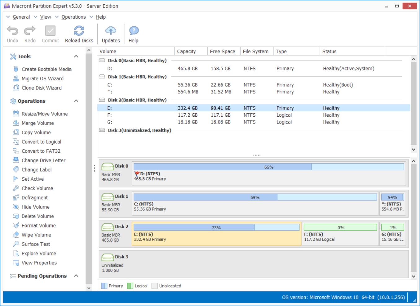 Server Partition Resize