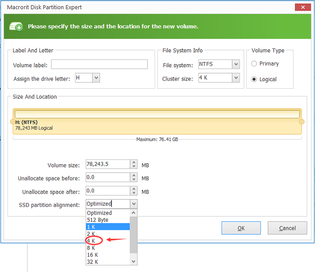 how to merge unallocated space to Drive C partition