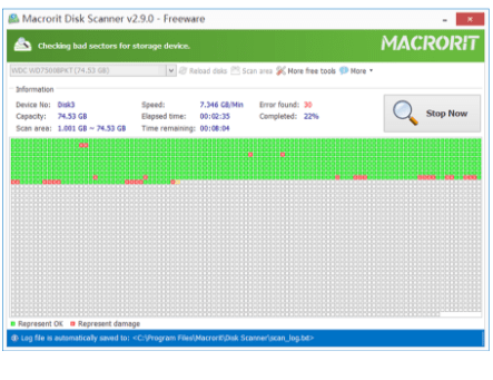 disk scanner