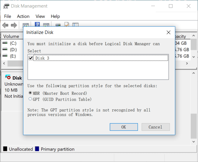 new simple volume vhd