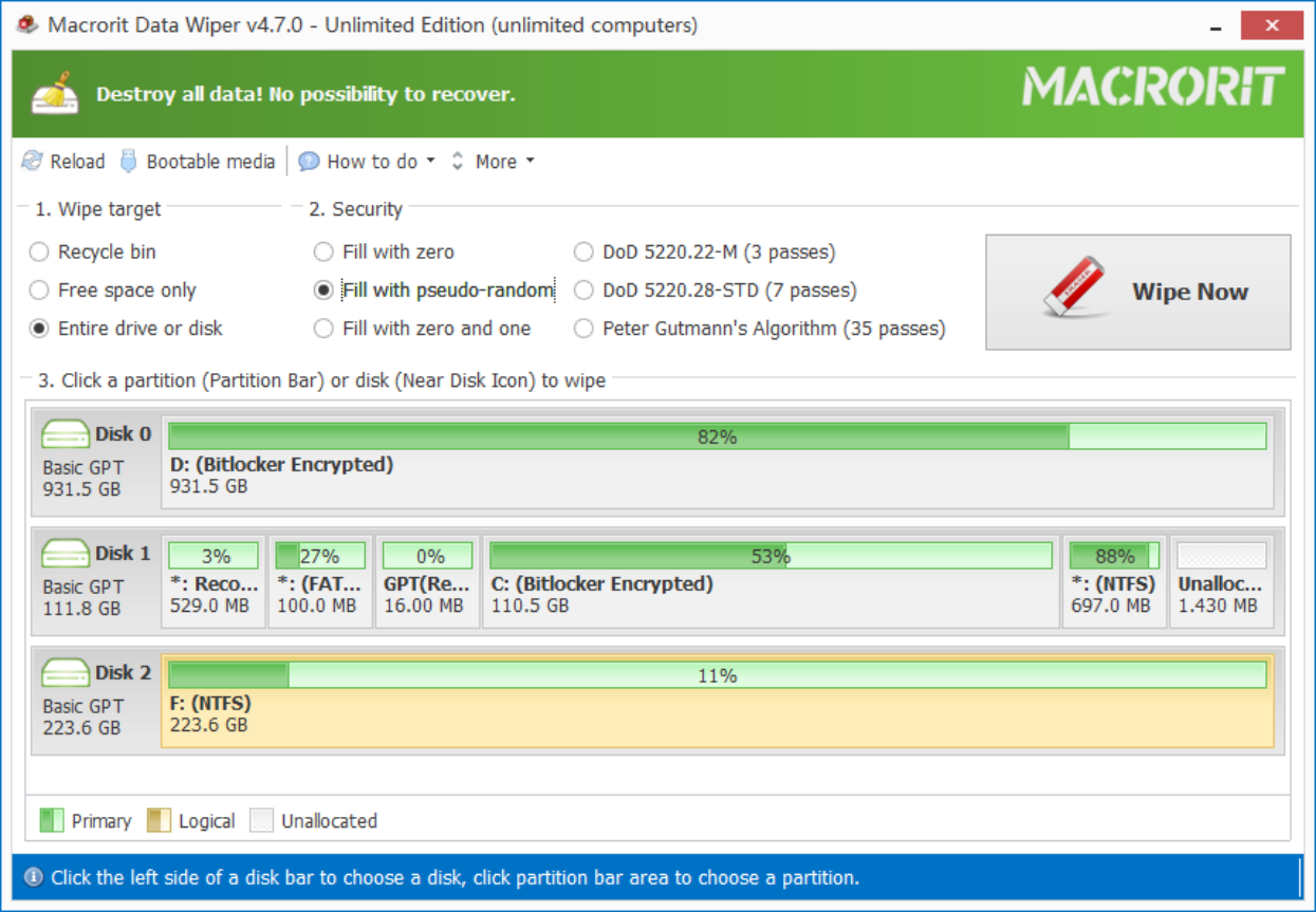 Macrorit Data Wiper Free